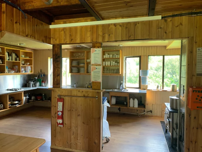 standardní kuchyň - trek Laugavegur, Island