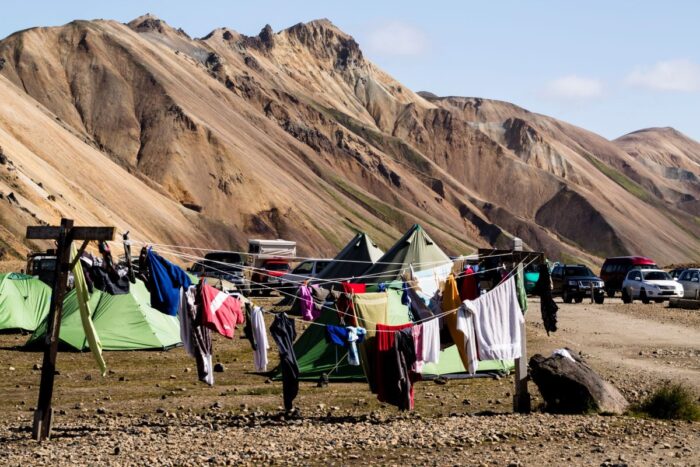 horský kemp, Island,