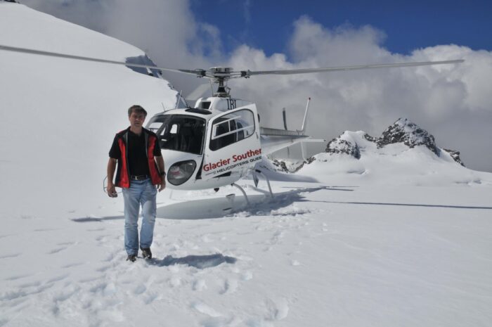 výlet helikoptérou na ledovec - Nový Zéland, CK Inspira