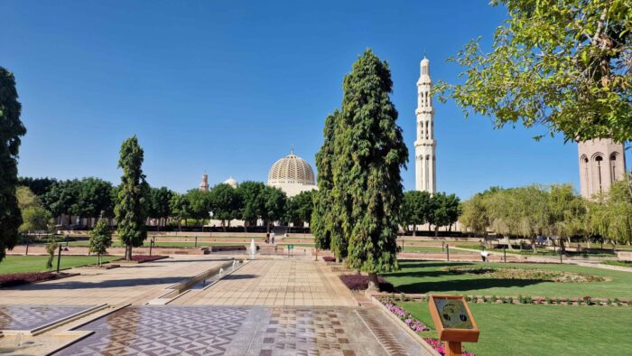 Omán - mešita sultána Kábúse